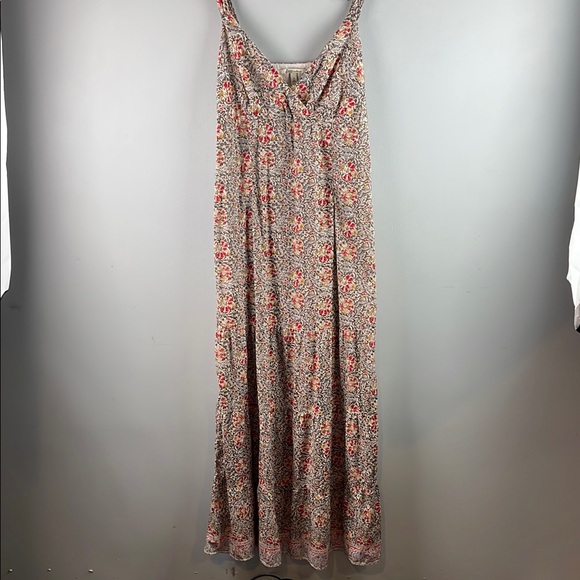 Bass GH Bass & Co Floral Maxi Dress Size 2 - Picture 1 of 6